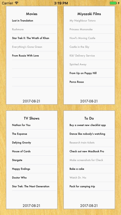 Check - A Beautiful Checklist