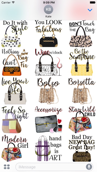 Handbag Design Stickers screenshot 3