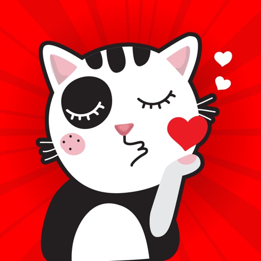 Angry Kitten iMessage Stickers iOS App