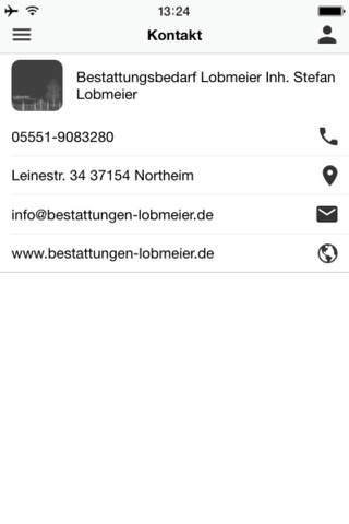 Bestattungsbedarf Lobmeier screenshot 4