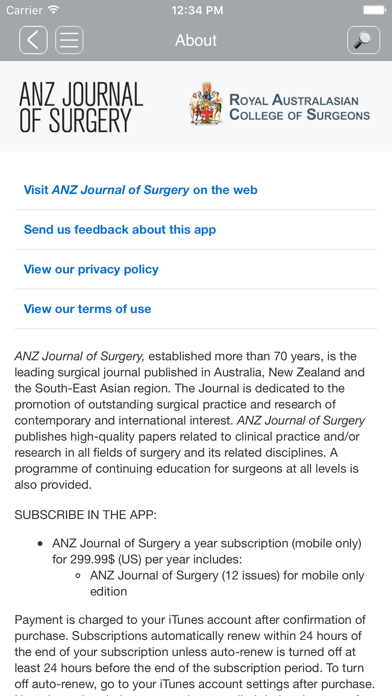 How to cancel & delete ANZ Journal of Surgery from iphone & ipad 3