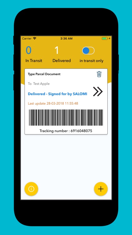 Parcel Document Tracker