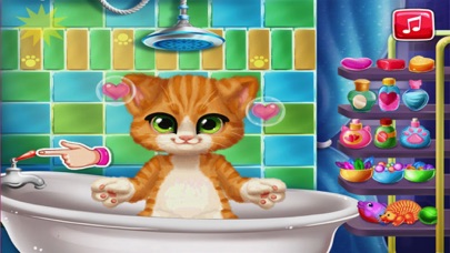 猫儿沐浴 - 小游戏 screenshot 2