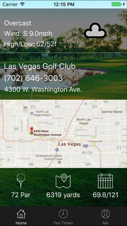 Las Vegas Golf Club Tee Time