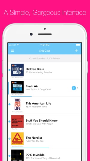 SkipCast: Podcast Player