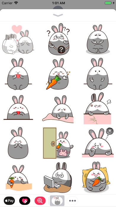 Bunny Stickers Animated screenshot 2