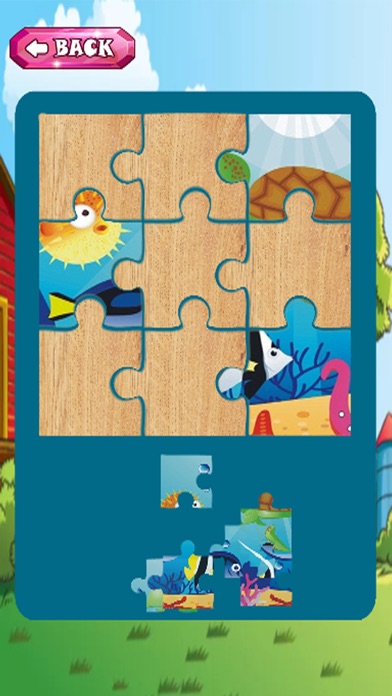 Puzzle Game Sea Ocean Cartoon screenshot 3
