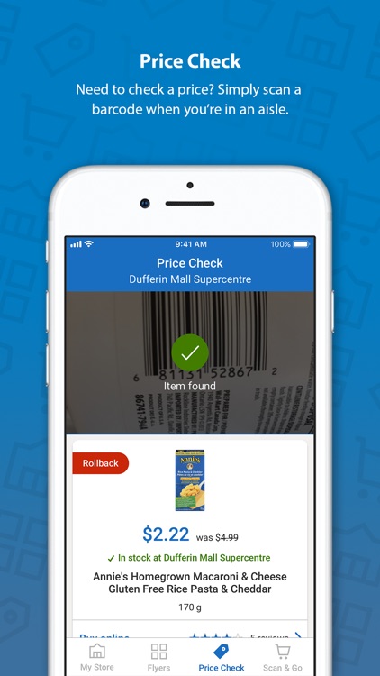 My Walmart: In-store shopping