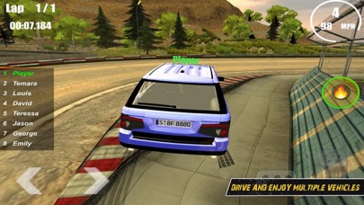 Racing SUV Car Hill Road screenshot 2