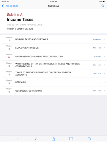 Internal Revenue Code (Title 26 United States Code) Reference