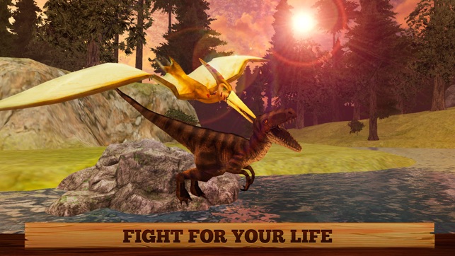 Flying Pterodactyl Dino Wildlife 3D(圖2)-速報App