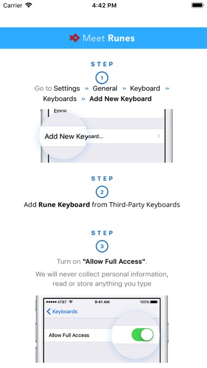 Runes Keyboard