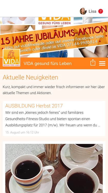 VIDA gesund fürs Leben