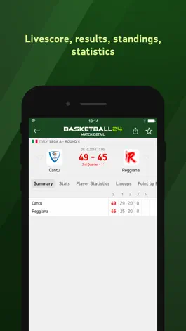 Game screenshot Basketball 24 - live scores apk