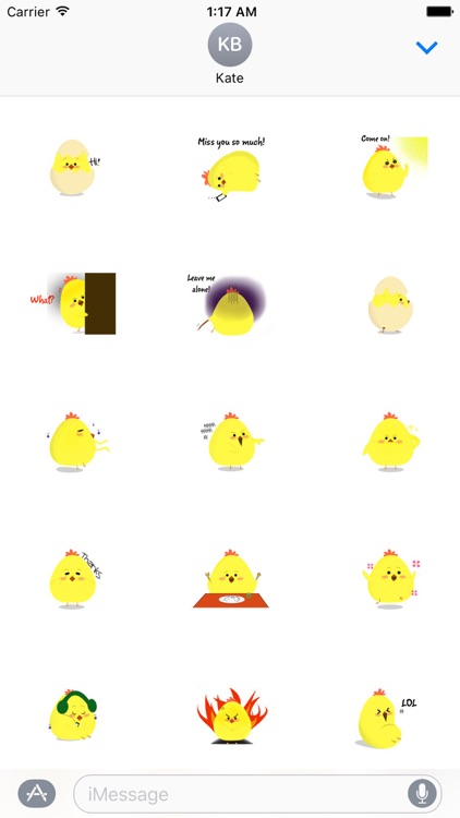 Cute Chicken - ChickenMoji Stickers