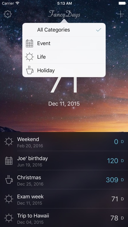 FancyDays: Light Pro Countdown
