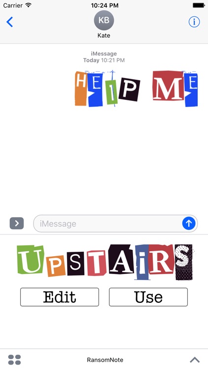 Ransom Note - Stickers for iMessage