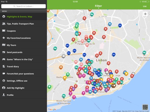 Lisbon Travel Guide (City Map) screenshot 2