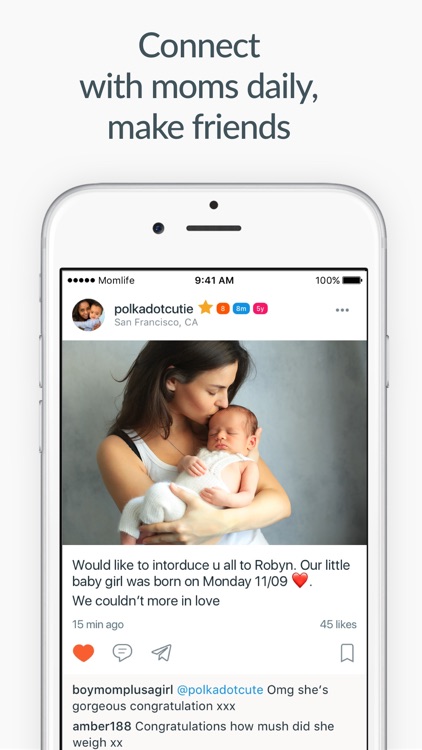 Pregnancy & baby app Mom.life