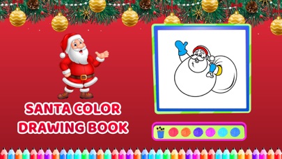 How to cancel & delete Christmas Santa Coloring Book from iphone & ipad 4