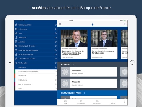 Banque de France screenshot 2