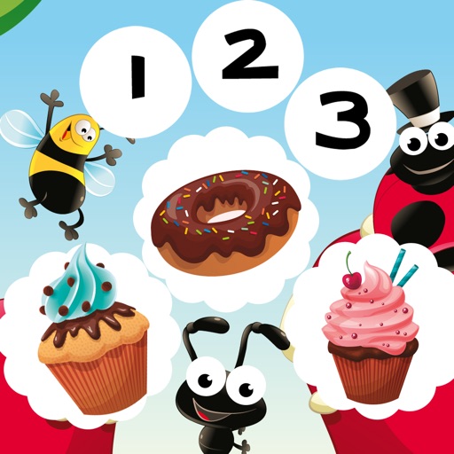 123 Counting Bakery & Sweets To Learn Math & Logic! Free Interactive Education Challenge For Kids icon