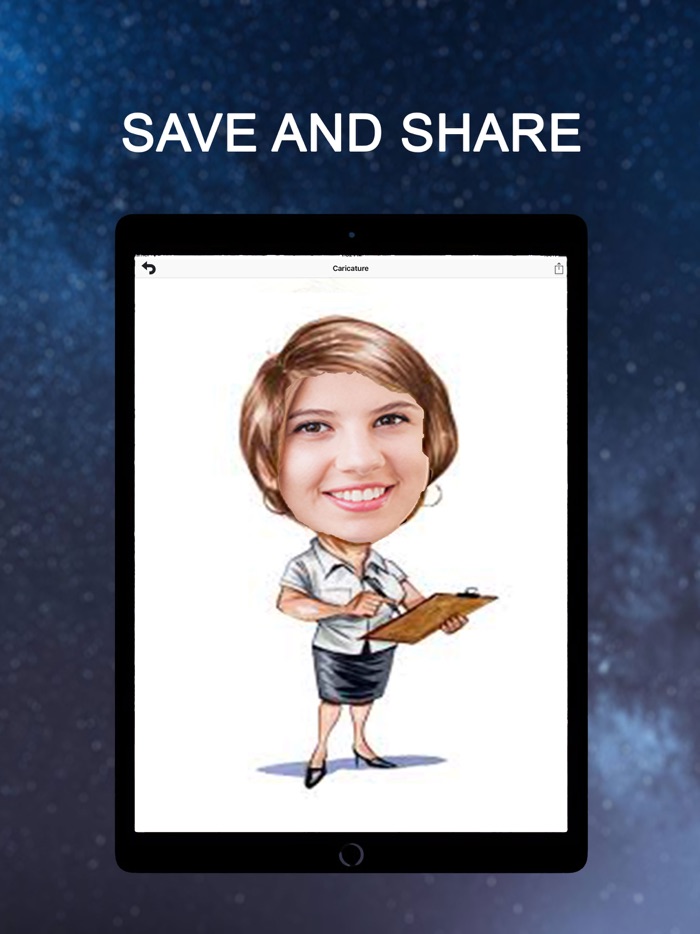 Cartoon Caricature Face Camera