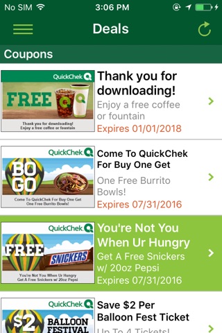 QuickChek Deals screenshot 2