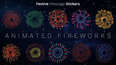 Animated Fireworks Sticker App screenshot 2