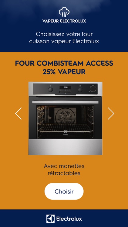 Vapeur Electrolux