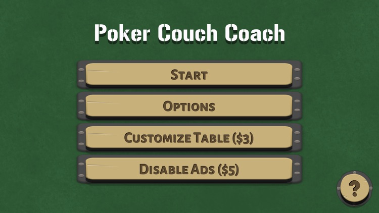 Poker Couch Coach