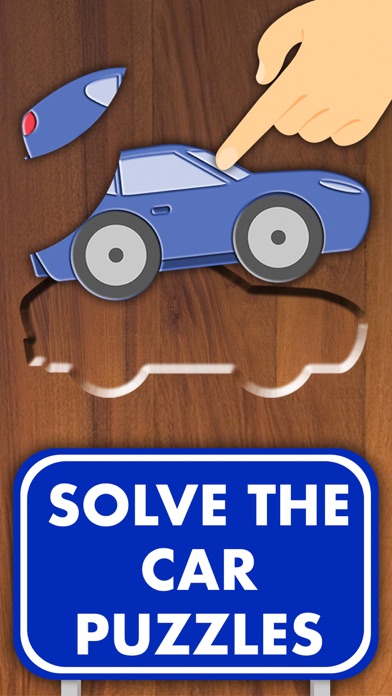 Cars - Wooden Puzzle Game screenshot 2
