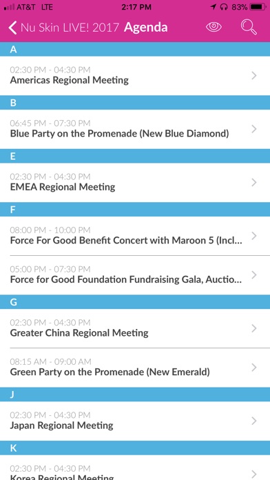 Nu Skin Events screenshot 3