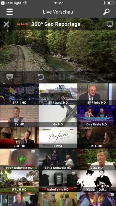 myVision mobile TV screenshot 3