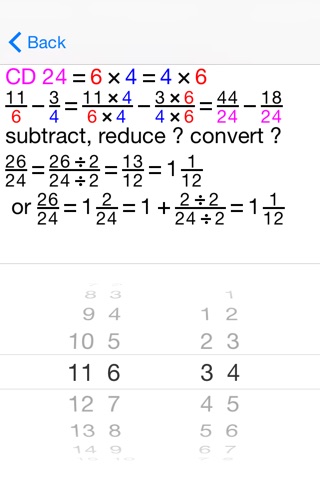 20/20 Fraction Basics screenshot 2