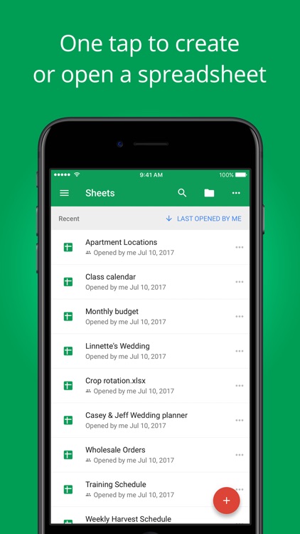Google Sheets