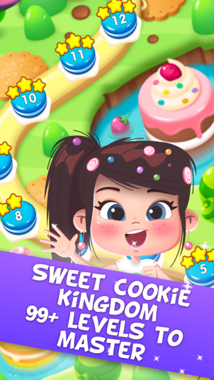 Sweet Cookie Crumbles - Amazing match 3 swipe game(圖3)-速報App