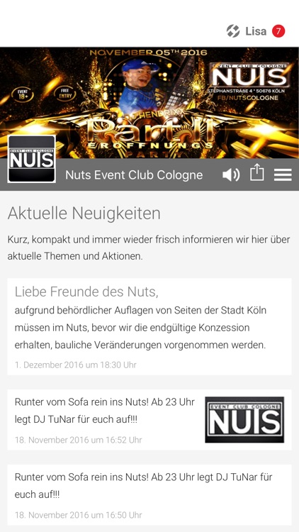 Nuts Event Club Cologne