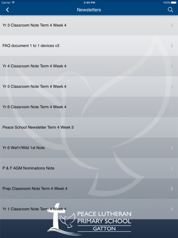 Peace Lutheran Primary School screenshot 2