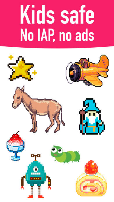 Pixel Coloring Flash Cards screenshot 4