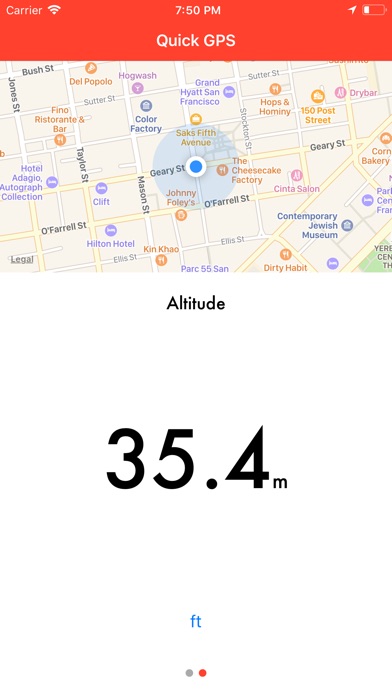Quick GPS Speedometer screenshot 2