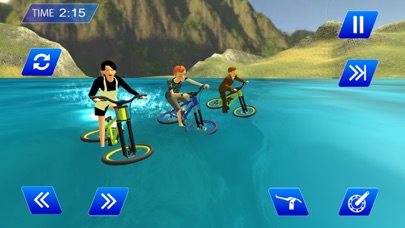 Kids BMX Water Surfing Cycle Racing screenshot 3