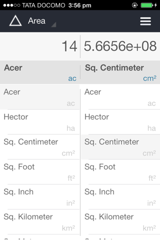 Unit Converter ++ screenshot 3