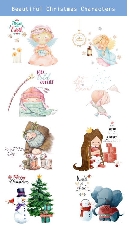 Fairytale Christmas Stickers