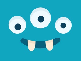 Happy monster stickers live up your conversation