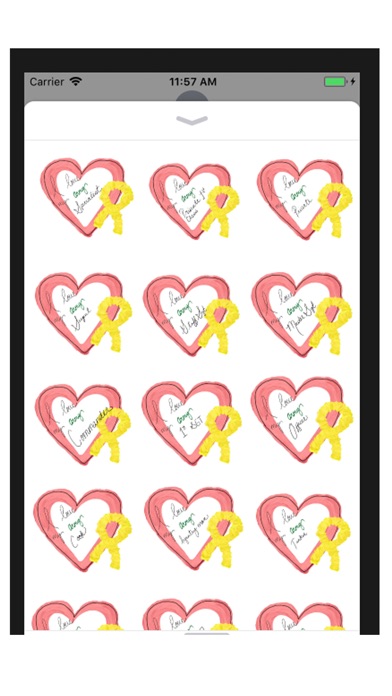 Love My Army Heart Stickers screenshot 3