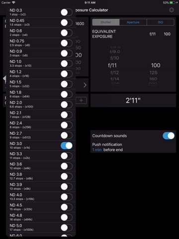 Exposure-Calculator screenshot 2