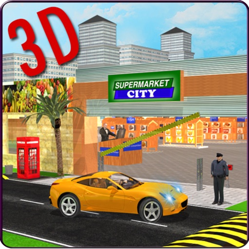 Drive through Supermarket 3D