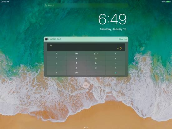 Screenshot #5 pour E Widget Calc