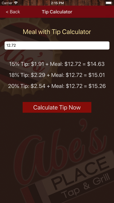 How to cancel & delete Abe's Place Tap and Grill from iphone & ipad 3